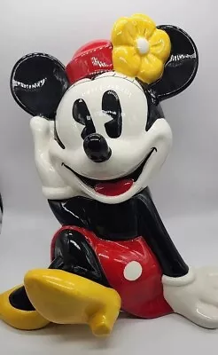 Vintage Walt Disney/Treasure Craft   Minnie Mouse Cookie Jar 1990's  • $32
