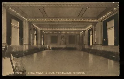 BPOE Elks Club Lodge Hotel Multnomah Interior Portland Oregon   Postcard • $9.95