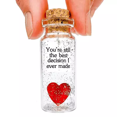 Romantic Present Message In A Tiny Bottle Love Gift For Boyfriend Girlfriend • $14.57