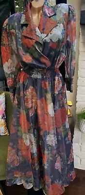 Diane Freis Multi Colored Maxi Dress Size S/M • $89