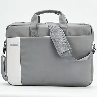 £9.99 • Buy Grey Laptop Bag For 15.6  Carry Case Lightweight Soft Material Shoulder Strap