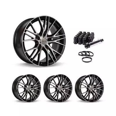 Wheel Rims Set With Black Lug Nuts Kit For 10-24 Chevrolet Camaro P840519 18 Inc • $878.87