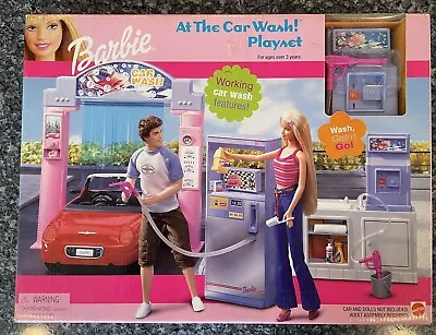 New Vintage Barbie At The Car Wash Playset 2001 Mattel 47810 • $185