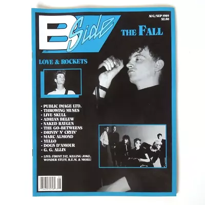 1990 B-Side Magazine 16 The Fall Love & Rockets PiL Throwing Muses • $7