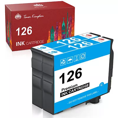 1-4pk T126 126 Black & Color Printer Ink Cartridge For Epson WorkForce 635 520 • $11.95