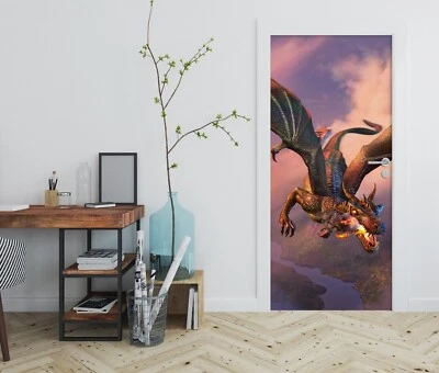 £84.77 • Buy 3D Pterosaur A1475 Door Wall Mural Photo Wall Sticker Decal Jerry LoFaro Sinsin