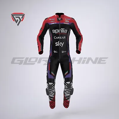 Aleix Espargaro MotoGP 2023 Aprilia Racing Motorbike Leather Suit • $240