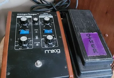 Used Moog MF-102 Ring Modulator Effects Pedal Moogerfooger With Expression Pedal • $380