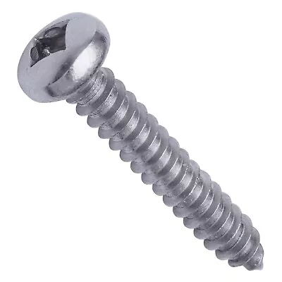 #8 X 1  Square Drive Pan Head Sheet Metal Screws Stainless Steel • $8.05