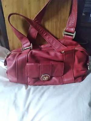 Michael Kors Red Leather Large Purse. • $12.92