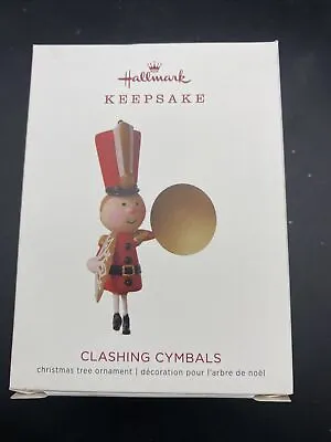 Hallmark Limited Edition Ornament Clashing Cymbals 2018 Marching Band Soldier Q1 • $7.99