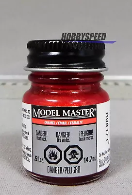 TESTORS PAINT MODEL MASTER  STOP LIGHT RED METALLIC ENAMEL 1/2oz TES2724 NEW • $11.84