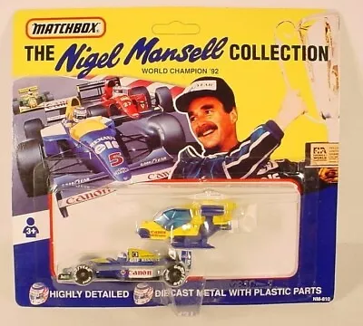 Matchbox NM-810 Nigel Mansell Collection 2 Pack- Canon Renault And Helicopter • $9.79