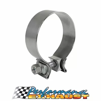 3  (76mm) Exhaust Pipe Clamp - Accuseal Single Bolt - Stainless 304 • $15