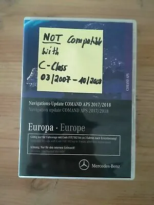 £100.42 • Buy DVD Navigation Mercedes COMAND APS NTG4-204 Europe 2018 IN SLS AMG GLK C Class