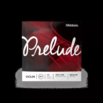 D'Addario J810 1/4M Prelude Violin String Set 1/4 Scale Medium Tension • $19.99