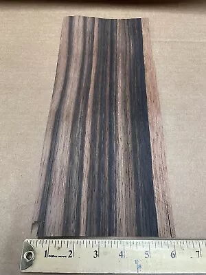 Macassar Ebony Real Genuine Wood Veneer 6” X 13  Raw No Backer 1/64  Thickness • $20