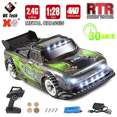 WLtoys 284131 Electric RC Drift Car 1/28 4WD 2.4GHz 30KM/H With LED Light F/Kids • $56.98