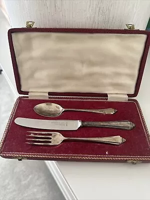 Silver Cutlery Set James Walker 1948 • £30