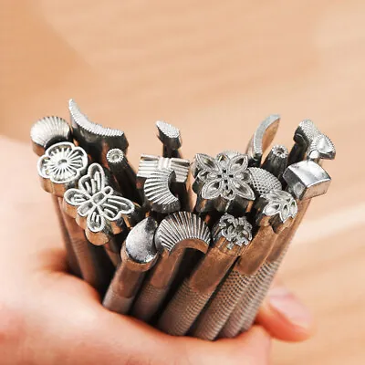 £32.29 • Buy 20PC Pottery Tools Art Texture Butterfly Flower Embossing Printing Sculpting DIY