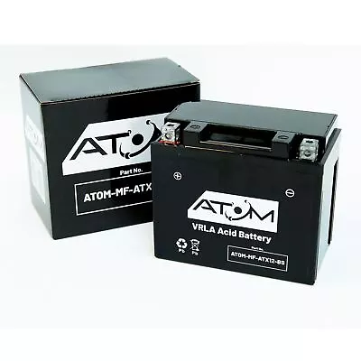 YTX12-BS - Atom Maintenance Free Battery For Triumph Speed Triple 1050 08-10 • £32.99