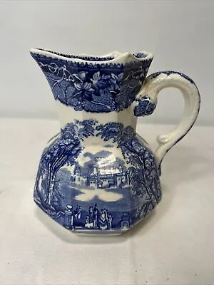 Mason’s Blue Vista Medium Pitcher • $25