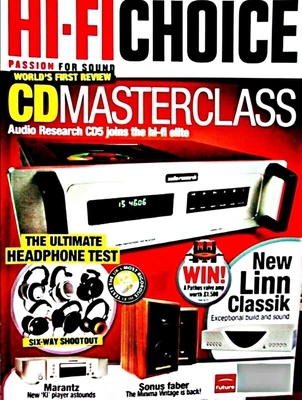 £7.99 • Buy Hi-fi Choice / Audio Research Cd5 / Van Den Hul The Wave / Ion Tape2 Pc Usb Cass