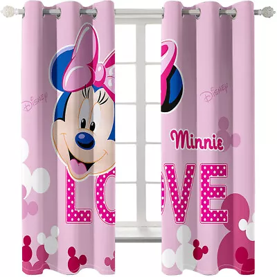 Curtain Eyelet Blackout Opaque Bedroom/Living Room/Door Mickey Mouse Donald Duck • £25.19