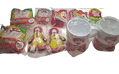 Vintage 1980-1990's McDonald's Happy Meal Toys Cups Ronald Scholars Fisher Price • $34.99