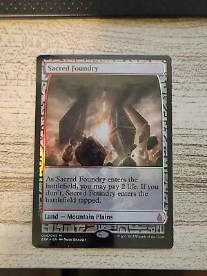 MTG Sacred Foundry Battle For Zendikar - Expeditions 014/045 Foil Mythic • $70