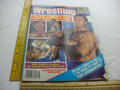 Bruno Missy Hyatt Sunshine Rock N Roll Express Superstar Wrestling Magazine 1986 • $16.95