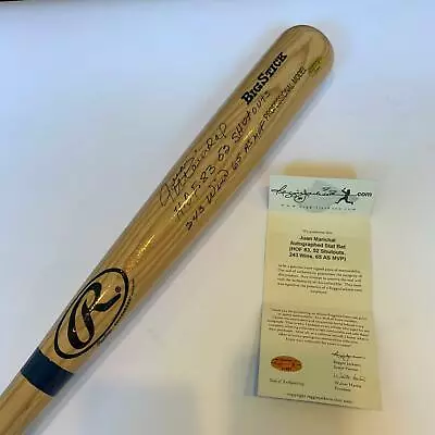 Juan Marichal  HOF 83 52 Shutouts 243 Wins 1965 All Star MVP  Signed Bat JSA COA • $179.10