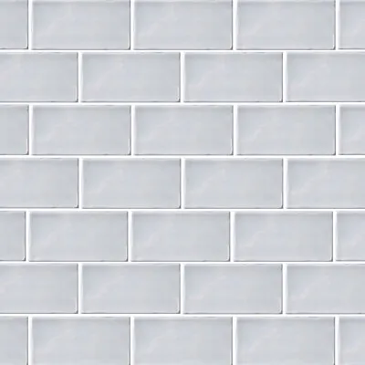 £8.51 • Buy 1m2 Paddington Grey Gloss Rustic Edge Ceramic Kitchen Wall Tile 7.5 X 15cm 