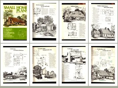 Bantam Hudson Small Vintage House Plans Modern Homes 1978 Mcm Mid Century Modern • $35.99