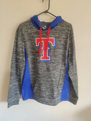 Texas Rangers Sweatshirt Hoodie Men's Size Medium NWT Fanatics Gray  • $35.20
