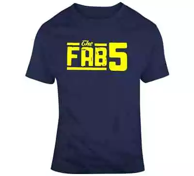 SALE! Fab Five 5 College Basketball Fan T-Shirt • $19.99