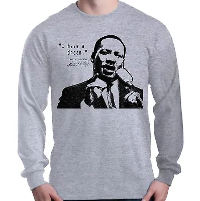 Martin Luther King Jr. Long Sleeve Dream Speech Civil Rights Shirts • $19.91