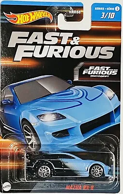 Hot Wheels The Fast & The Furious Tokyo Drift Mazda RX-8 Blue #3 2023 New • $39.88