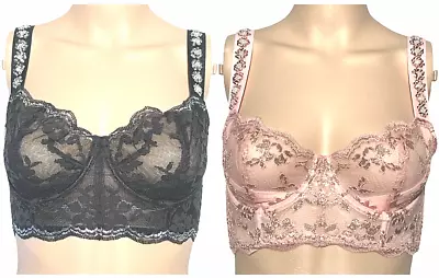 Victorias Secret Dream Angels Push-up W/o Padding Sequin Pearl Unlined Demi Bra • $29.75