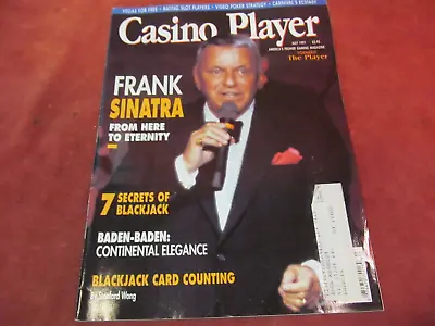 The Casino Player Gaming Magazine July 1991 Frank Sinatra • $4.88