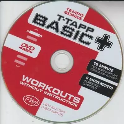 T-Tapp Basic Plus Workouts Without Instruction DVD VIDEO TRAINING Fitness Health • $34.99