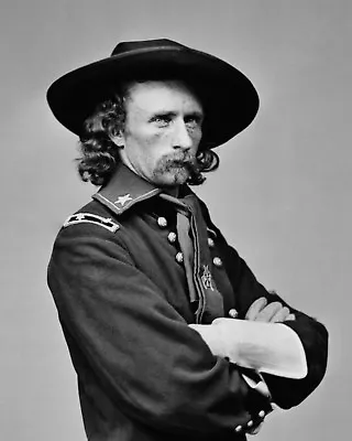 George Armstrong Custer Battle Little Bighorn General 11 X 14 Photo Portrait  • $11.99