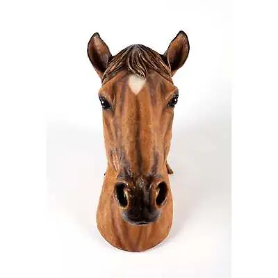 Garden Creations Large Horse Head Wall Dacor Outdoor Resin Statue Ornament • £95.99