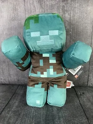 2023 Minecraft Drowned Zombie 8  Plush Figure  Brand New • $16.99