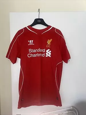 £30 • Buy Liverpool Football Club Warrior 2014 / 15 Home Shirt Size Medium Sterling 31