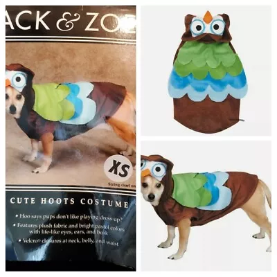 Zack & Zoey Cute Hoots Owl Dog Pet Halloween Dress-up Costume Size XS (NIP) • $12.98