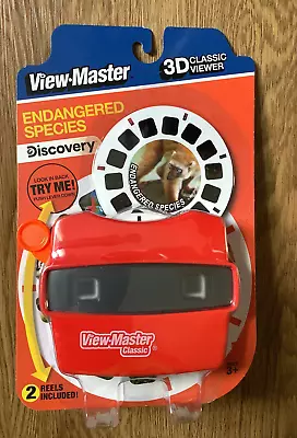 View-Master Classic Viewer With 2 Reels Endangered Species Included NEW • $9.99