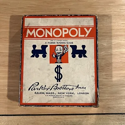 Monopoly Game 1936-41 • $60