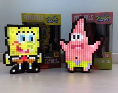 PDP Pixel Pals Nickelodeon Spongebob Squarepants & Patrick #050 & #051 Light Set • $39.99