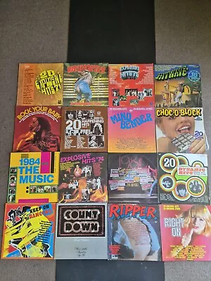 Bulk Lot X 16 Lp 70's & 80's Compilations Ac/dc Queen Elton Sweet Zz Top Abba • $29.99